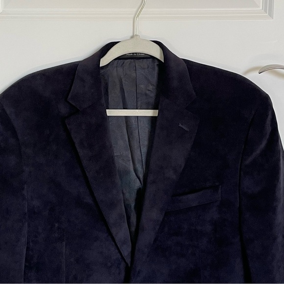 Lauren Ralph Lauren Navy Corduroy 2-Button Sport Coat Blazer Jacket nbnn - Picture 3 of 16